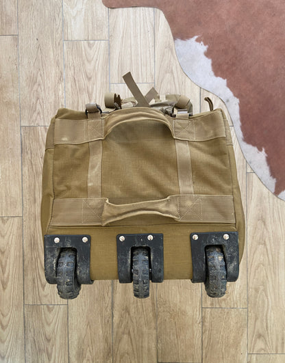 SAC DE TRANSPORT COMMANDO 120 L ROULETTE TAN